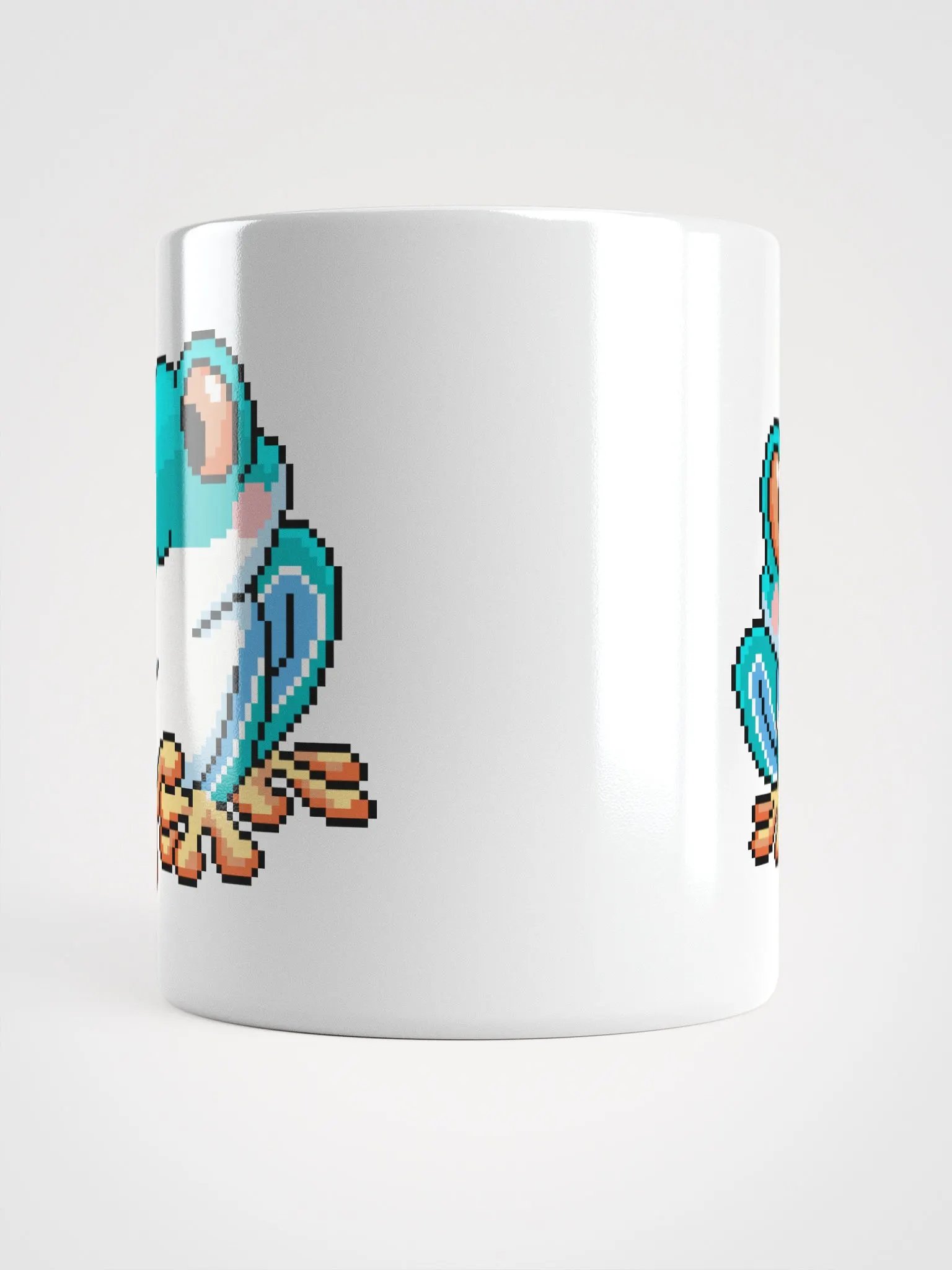 Teal Rip the Frog White Glossy Mug product image (6)