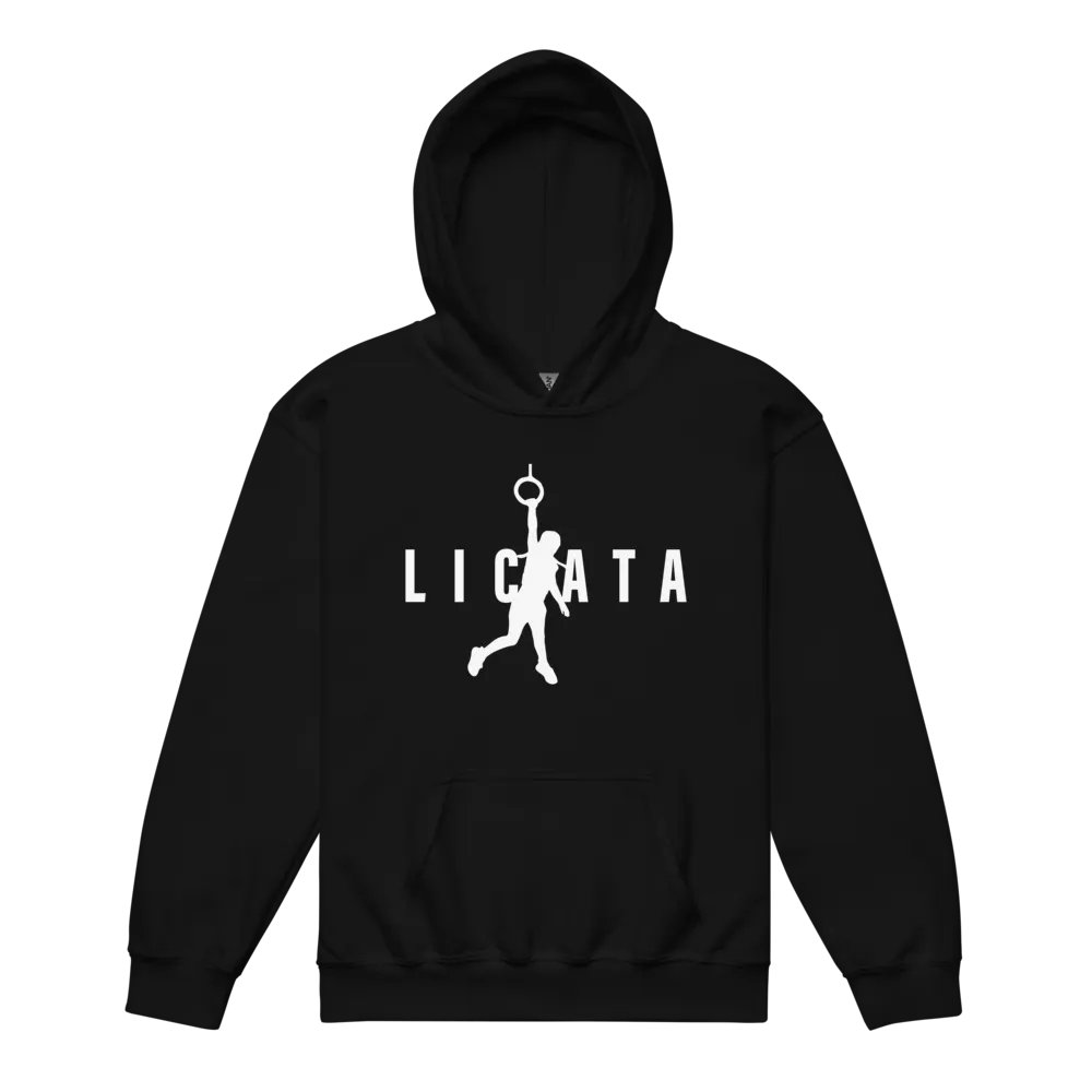 Ninja Girl White Logo Kids Hoodie product image (1)