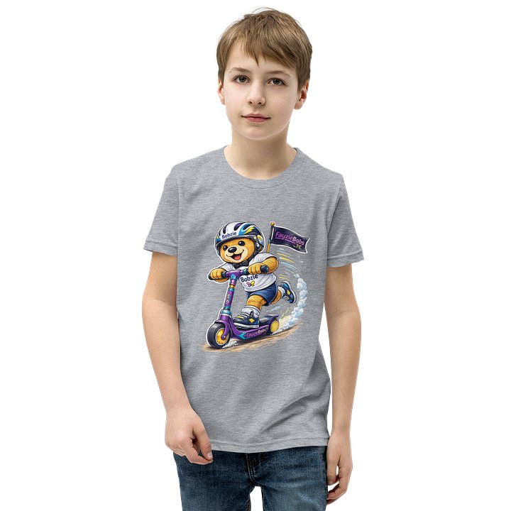 Bobzie Scooter Adventure Youth T-Shirt – Bella+Canvas Edition product image (1)