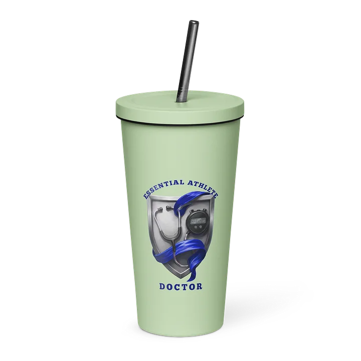 Shield Series: Doctor Edition Blue Tumbler Straw product image (1)