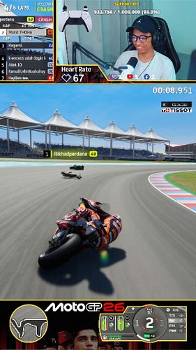 That was so scary 😤 @rikhadperdana | Full race on YT | #motogp #motogp24 #motogp26 #thohamaingame #fypシ゚viral