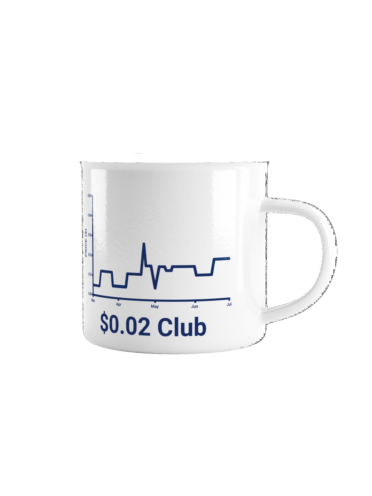 Two-Cent Club Enamel Cup product image (1)