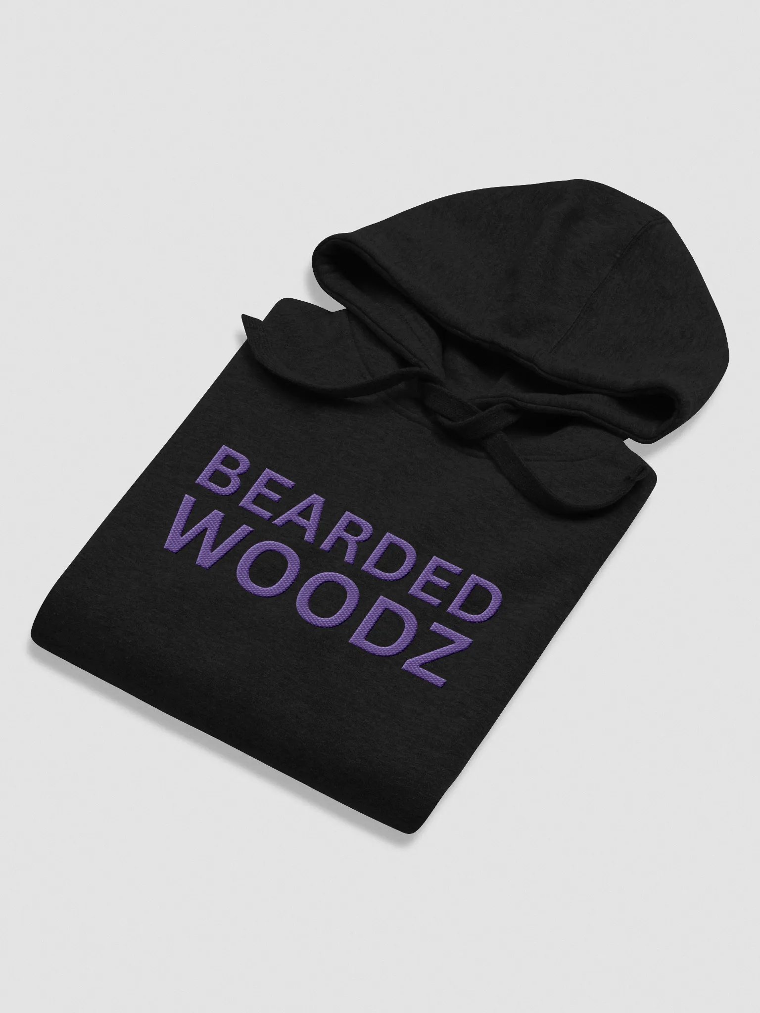 Men's Bearded Woodz Hoodie - Purple Embroidery product image (3)