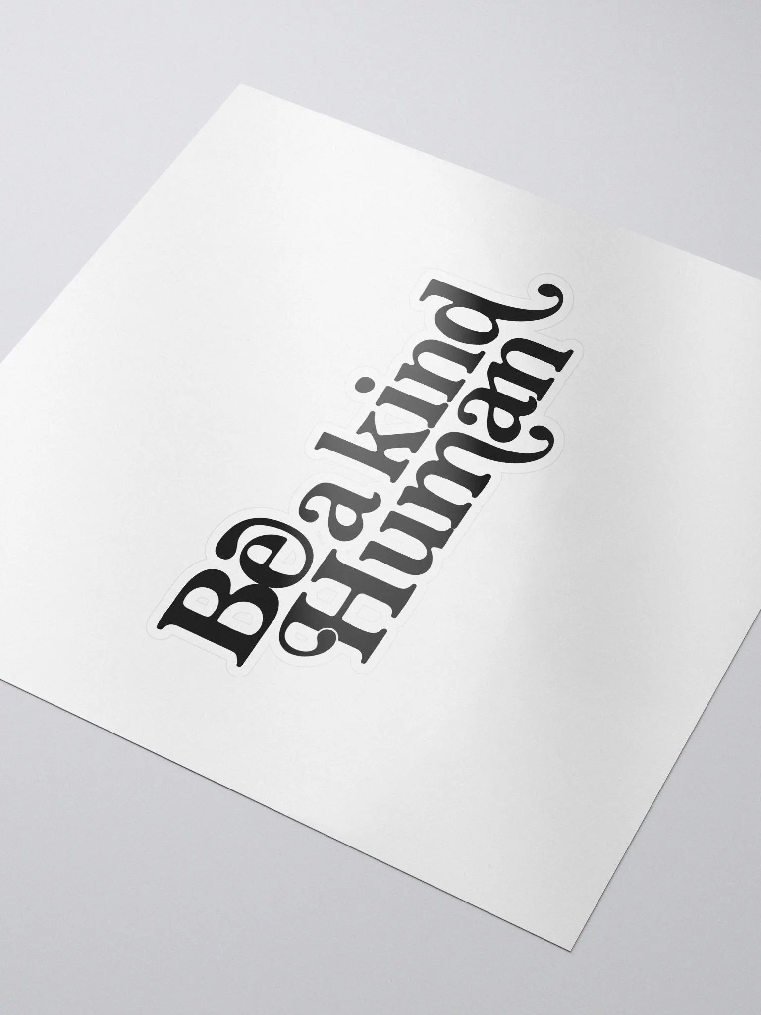 Be A Kind Human Sticker product image (3)