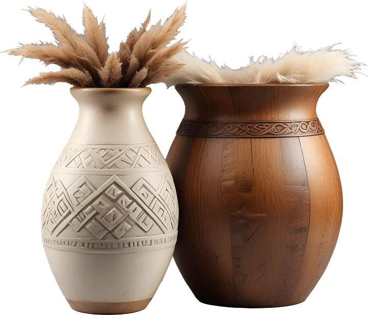 Scandinavian Nest – Nordic Cozy Vases Set PNG product image (1)
