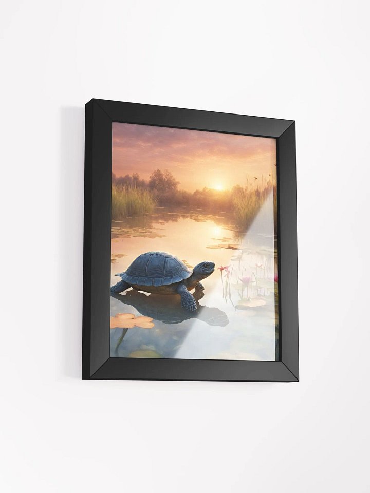 Tranquil Turtle Sunset Framed Poster product image (16)