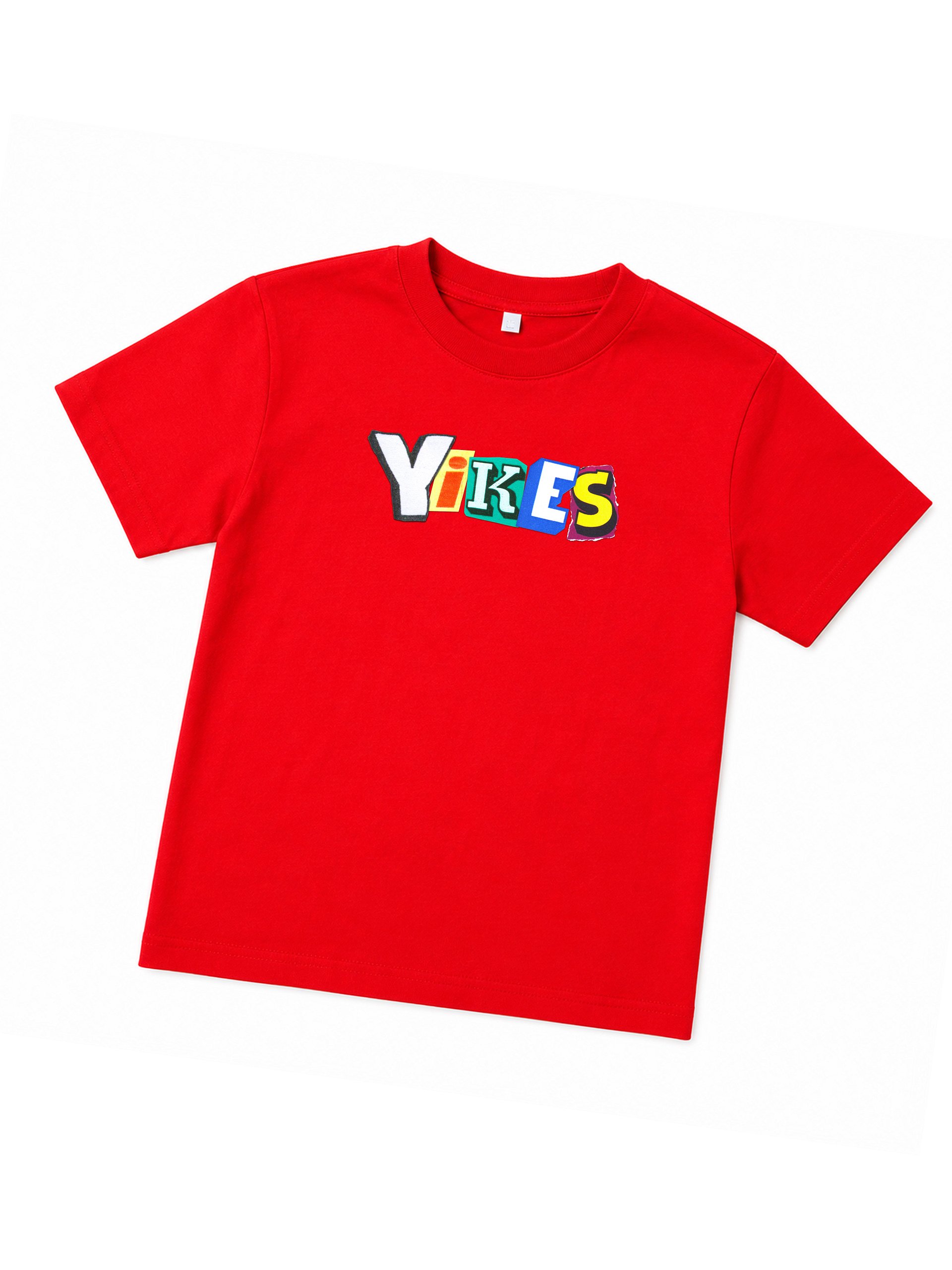 Kids Red Yikes Tee product image (1)