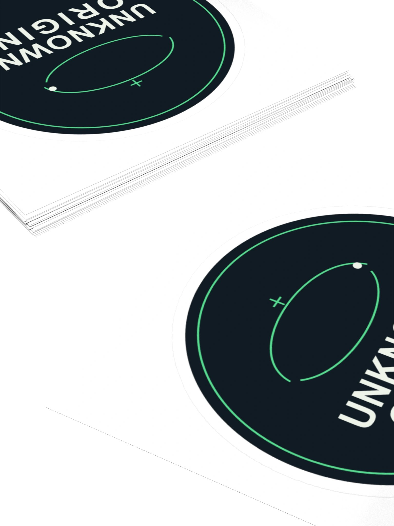 Unknown Origin — Orbit Badge Sticker product image (4)