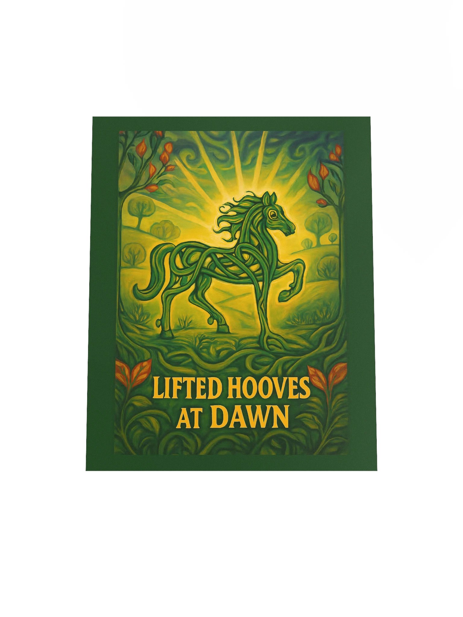 Lifted Hooves at Dawn - Poster - by M-Art & Design product image (4)