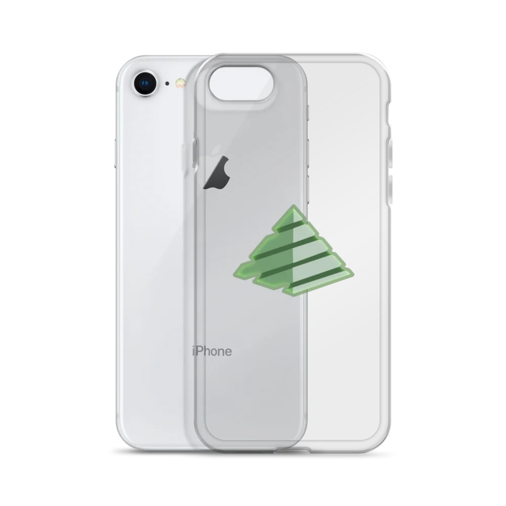 NULL Logo Clear iPhone Case product image (2)