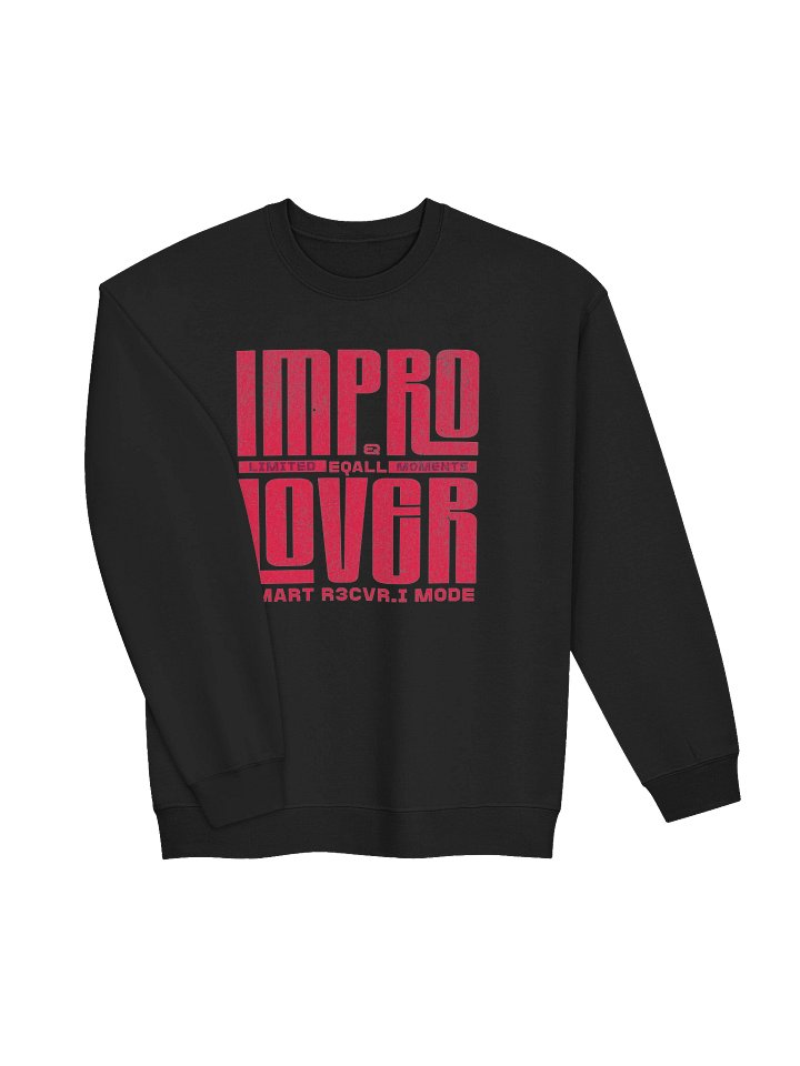Limited IMPRO Lover Moments Crewneck Sweatshirt_R3CVR.i mode by EQALL® Essentials_Red product image (21)