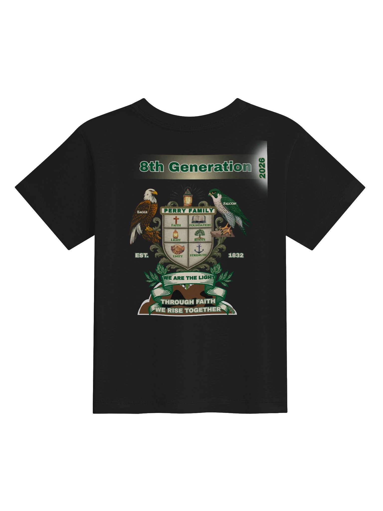 Perry Family Reunion 2026 T-Shirt – Toddler 8th Generation | Legacy Edition product image (2)