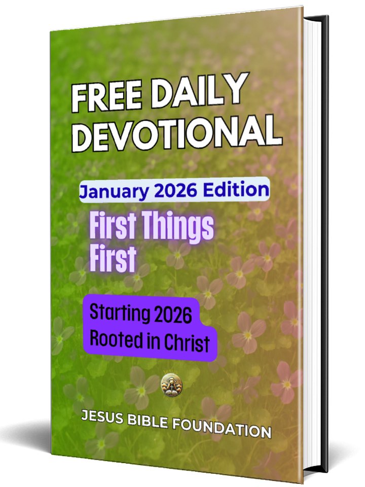 Free Daily Devotional January 2026 Edition: First Things First: Starting 2026 Rooted in Christ product image (1)