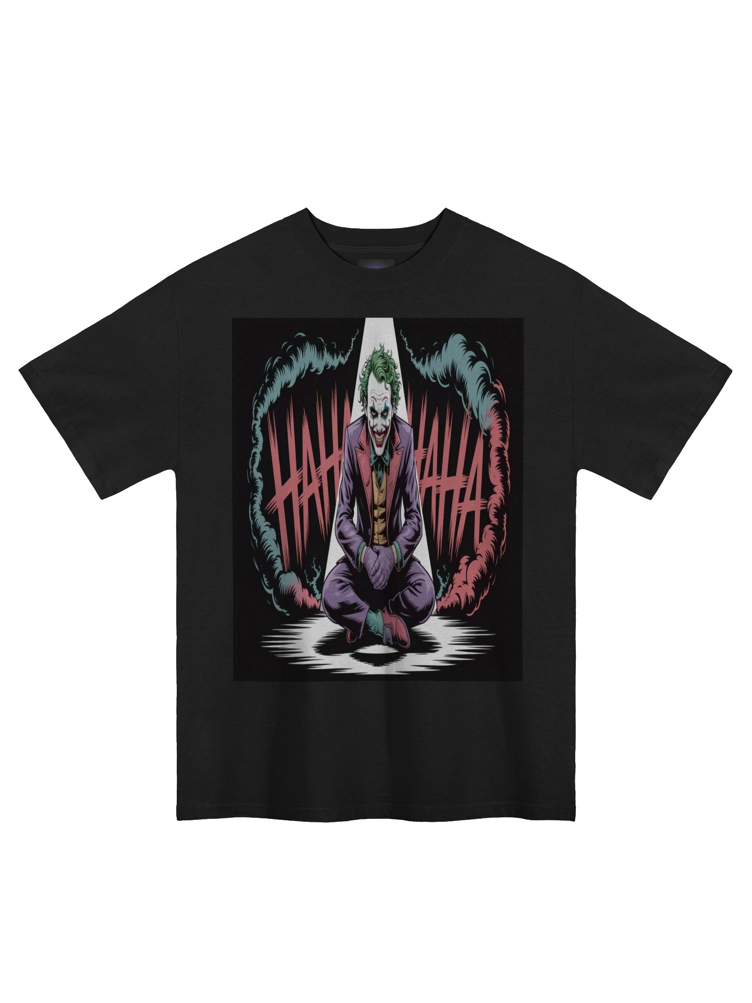 Joker 'HAHAHA' Meditative Mania Oversized Faded T-Shirt product image (3)