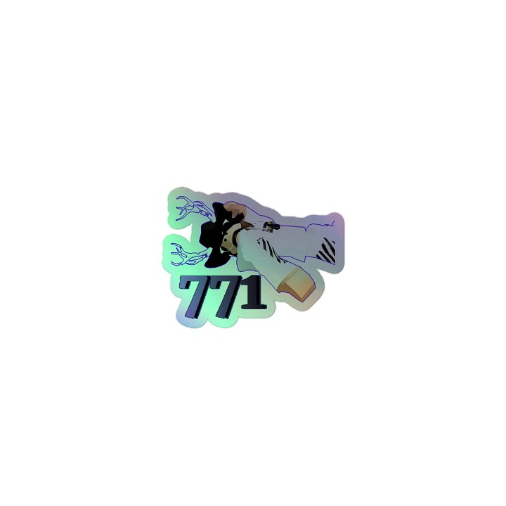 771 Mascot Holographic Sticker product image (1)