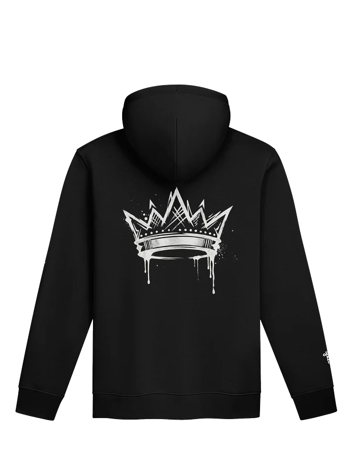 ONE KING True Crown 100% Organic Cotton Premium Street Hoodie with embroidered sleeve logo product image (1)