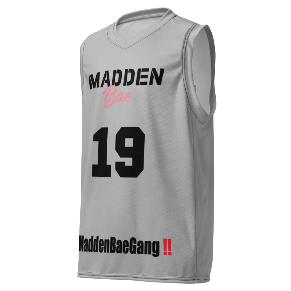 Madden Bae Jersey 👨‍🎨 (Gray + Black Logo) product image (8)