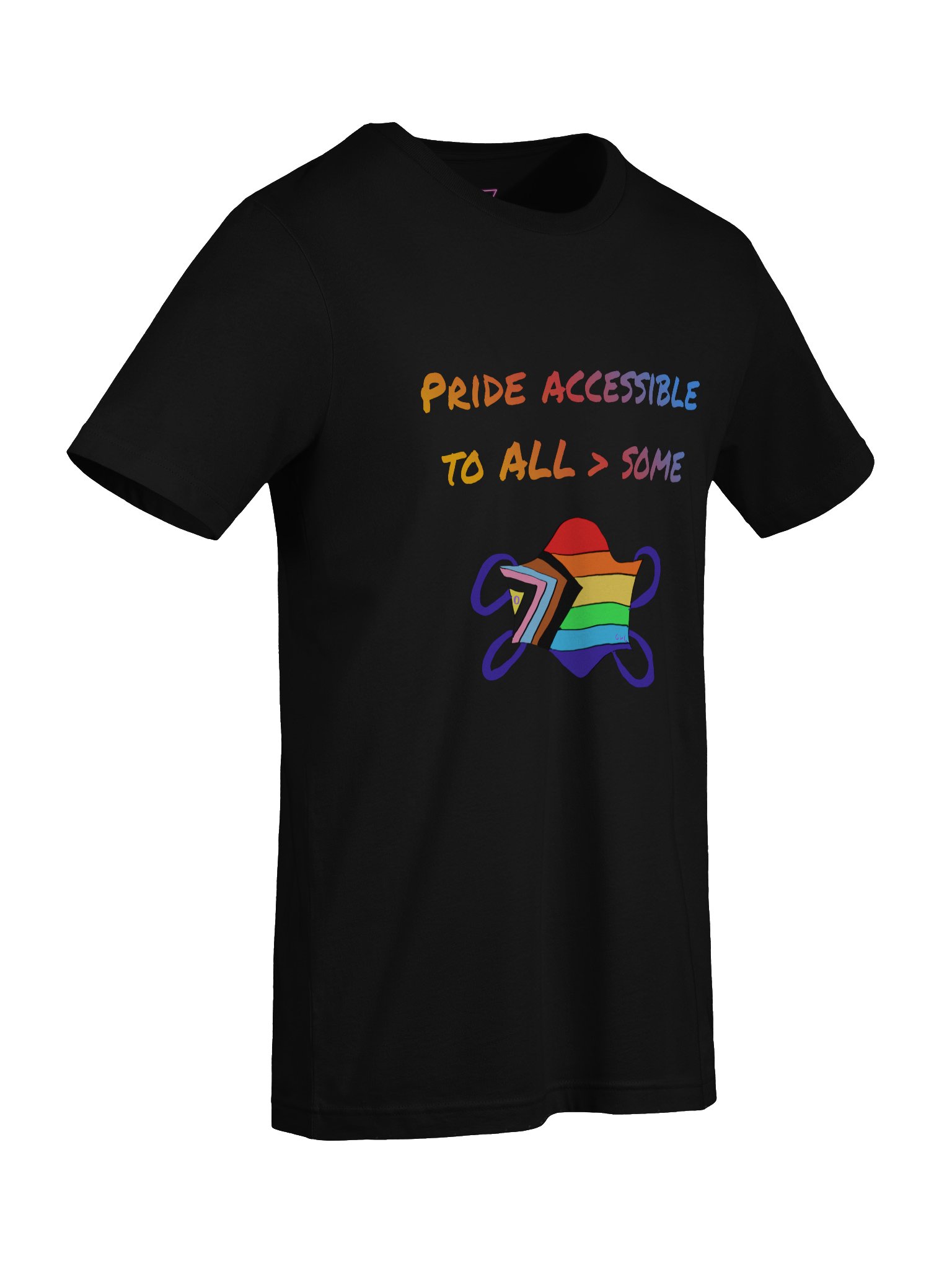 Pride Accessible to ALL>Some tee product image (7)