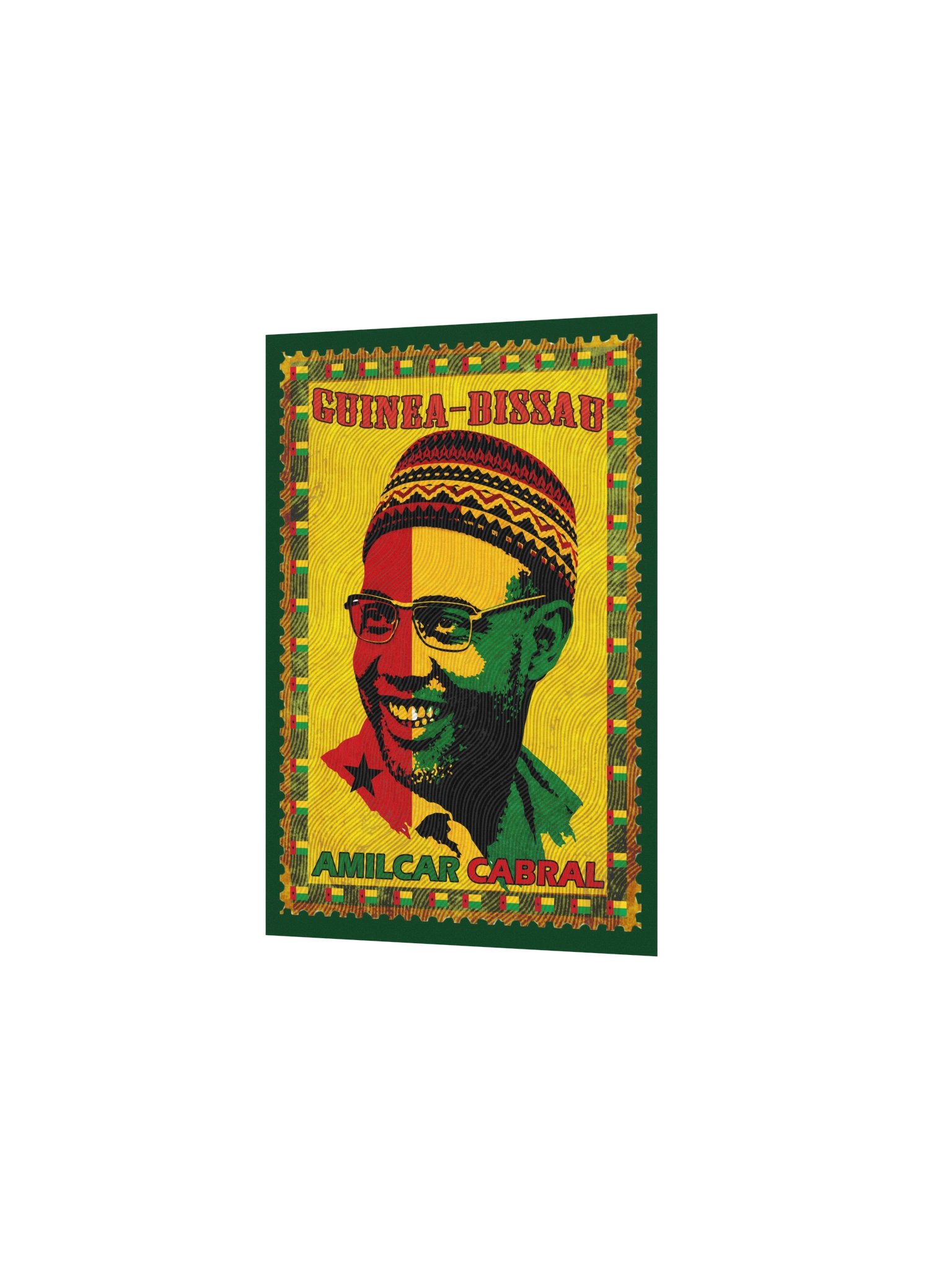 Amílcar Cabral Vintage Postage Stamp Poster – Guinea-Bissau Cape Verde Pan-African Revolutionary Wall Art product image (4)