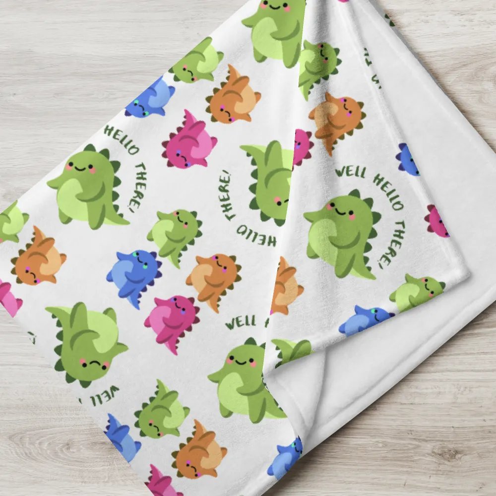 Cute Coloured Dinosaur Blanket product image (7)