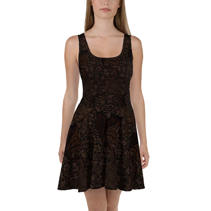 Ornate Floral Print Skater Dress product image (2)