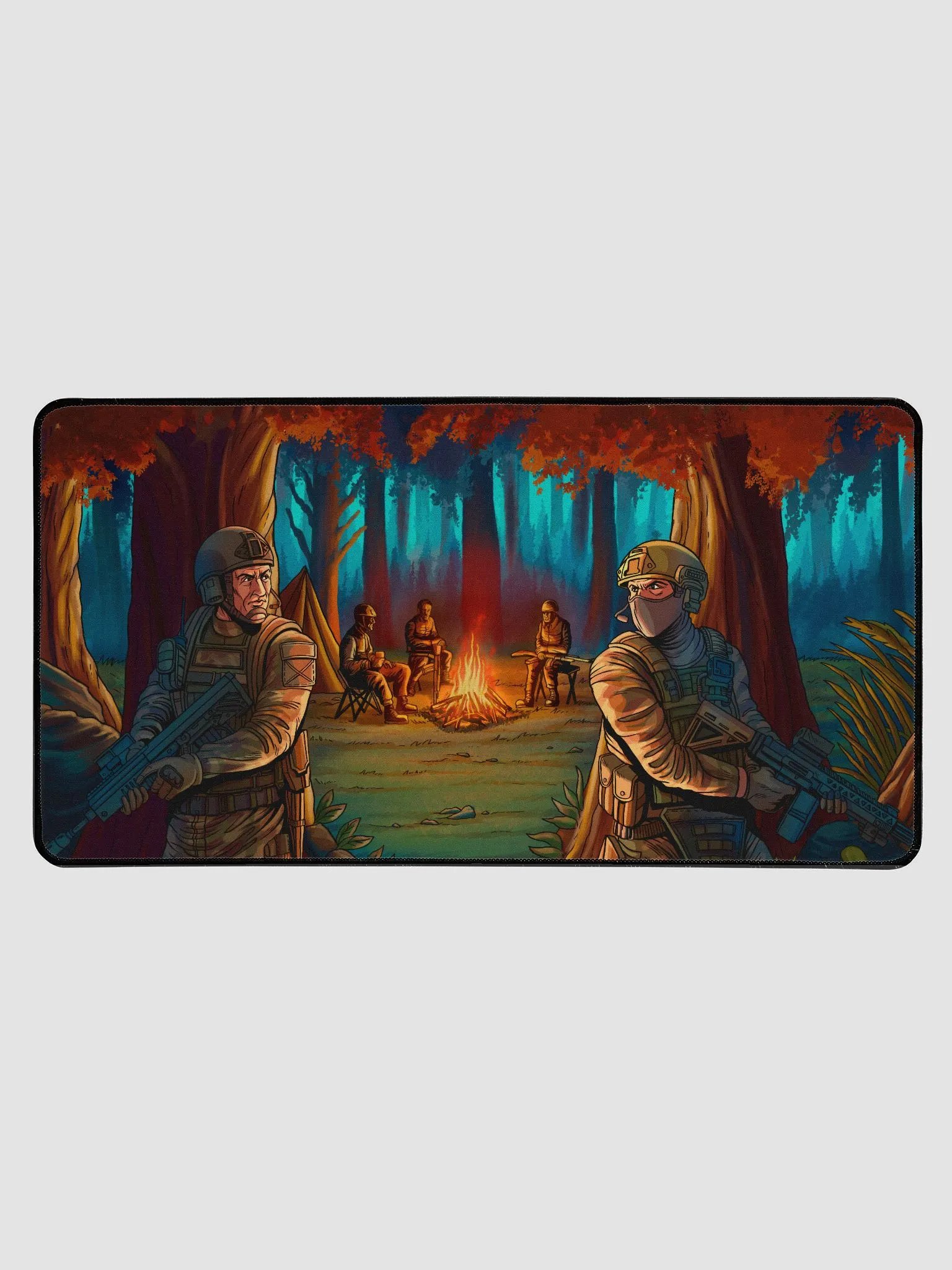 'Forest Ambush' Desk Mat (15.5" x 31.5") product image (1)