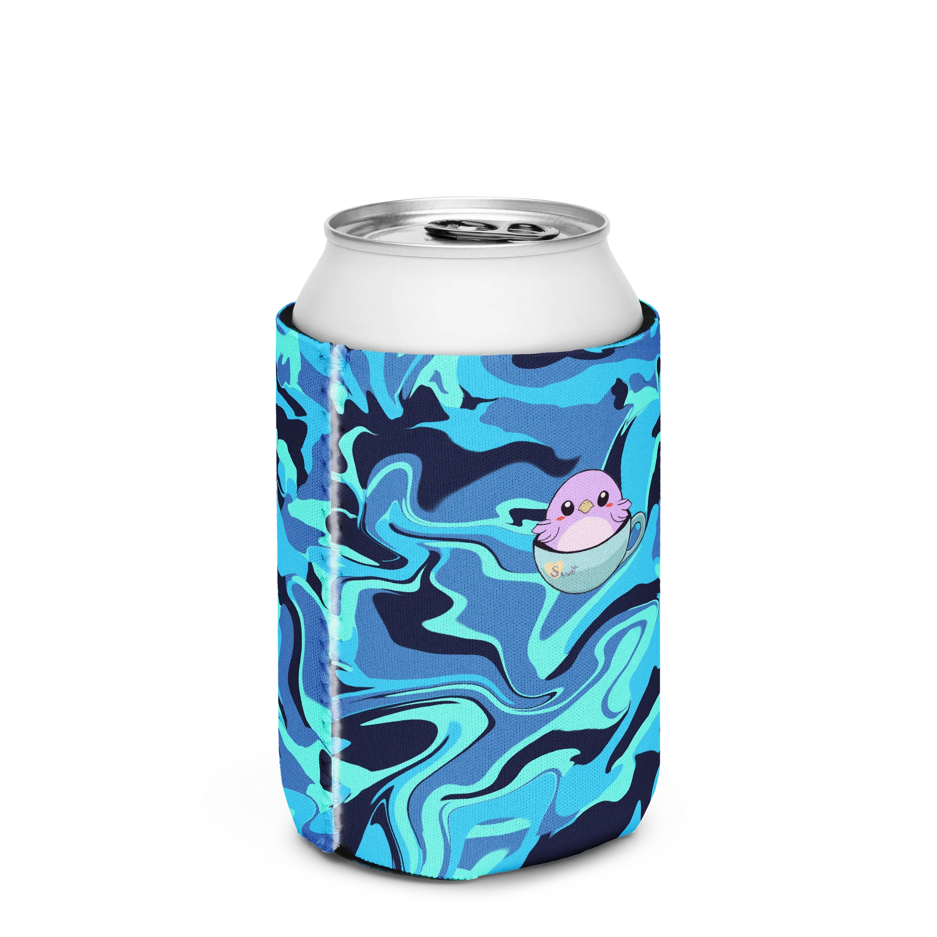Camo Blue Waves | Coozie Can Cooler product image (2)