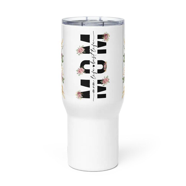 Floral Mom Life Travel Mug product image (1)