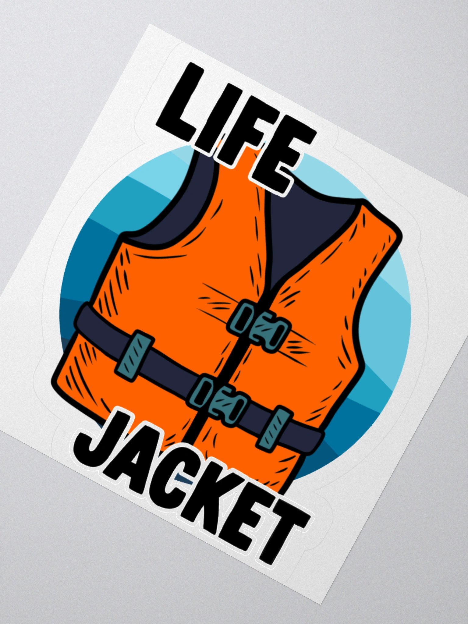Life Jacket Illustration Sticker product image (2)