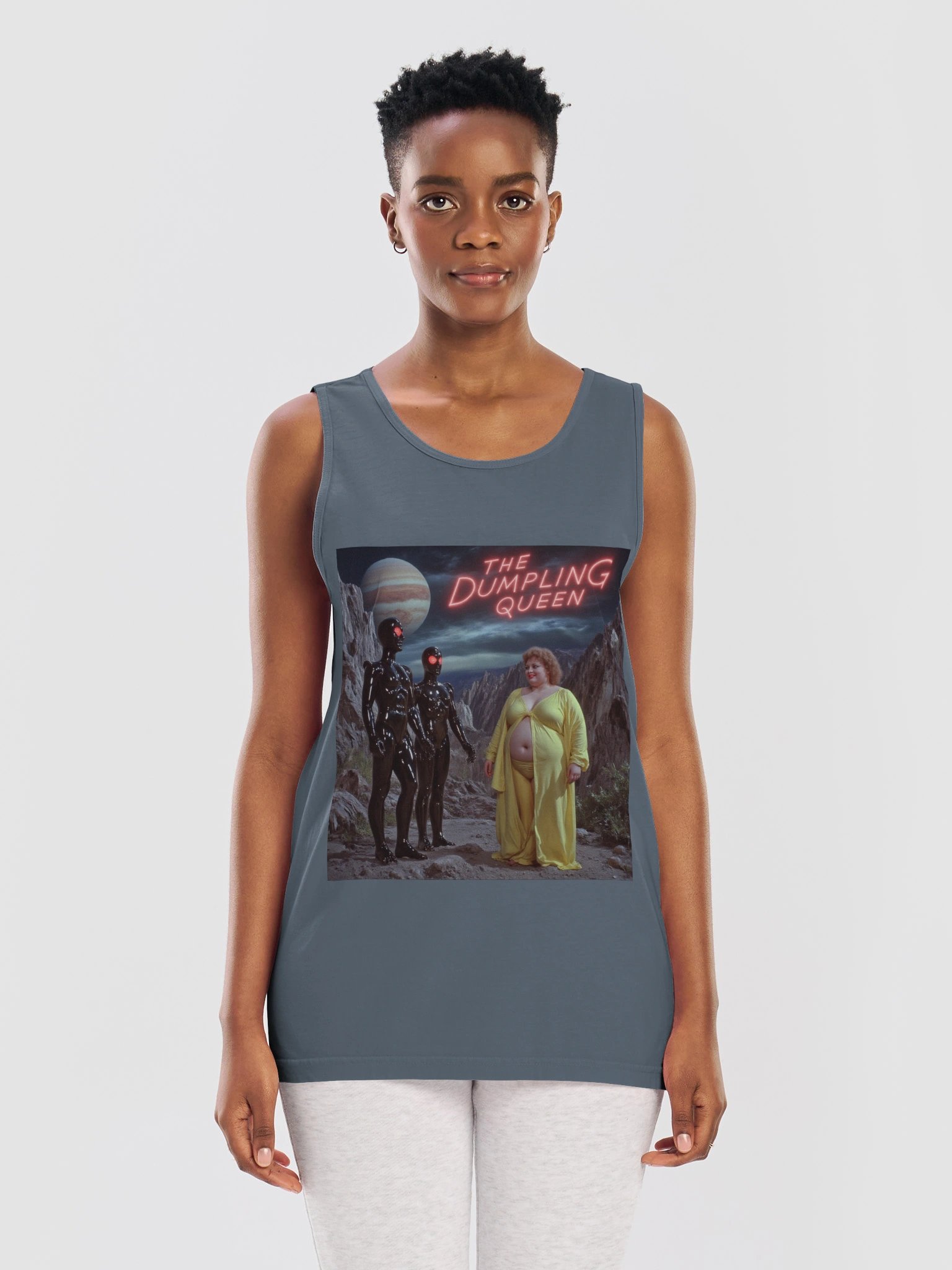 THE DUMPLING QUEEN | Comfort Colors Unisex Garment-Dyed Tank Top product image (72)