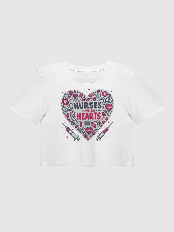 Big Heart Nurses - Medical Icons Crop Top product image (5)