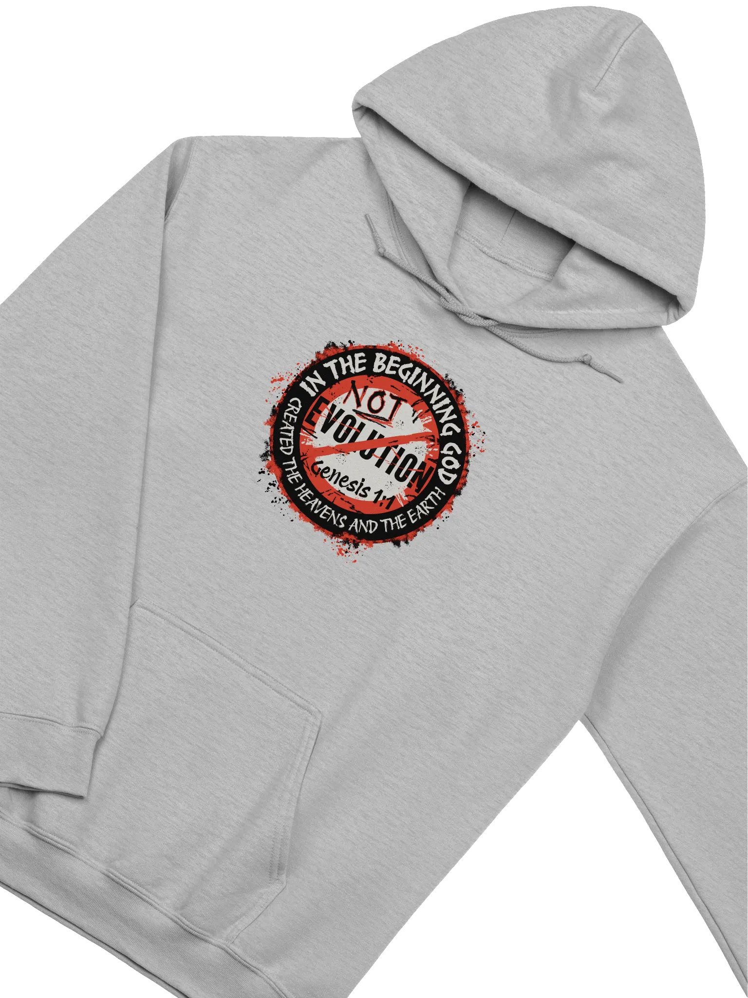 In The Beginning God, Not Evolution Hoodie product image (3)