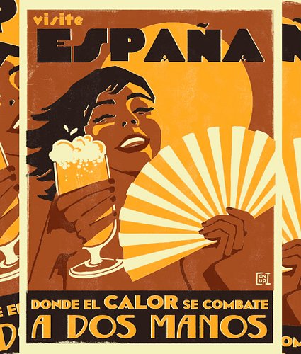 A las olas de calor se les hace frente como se puede 🪭🍺 porque entre ola y ola hasta los tiburones se asoman 👀🦈