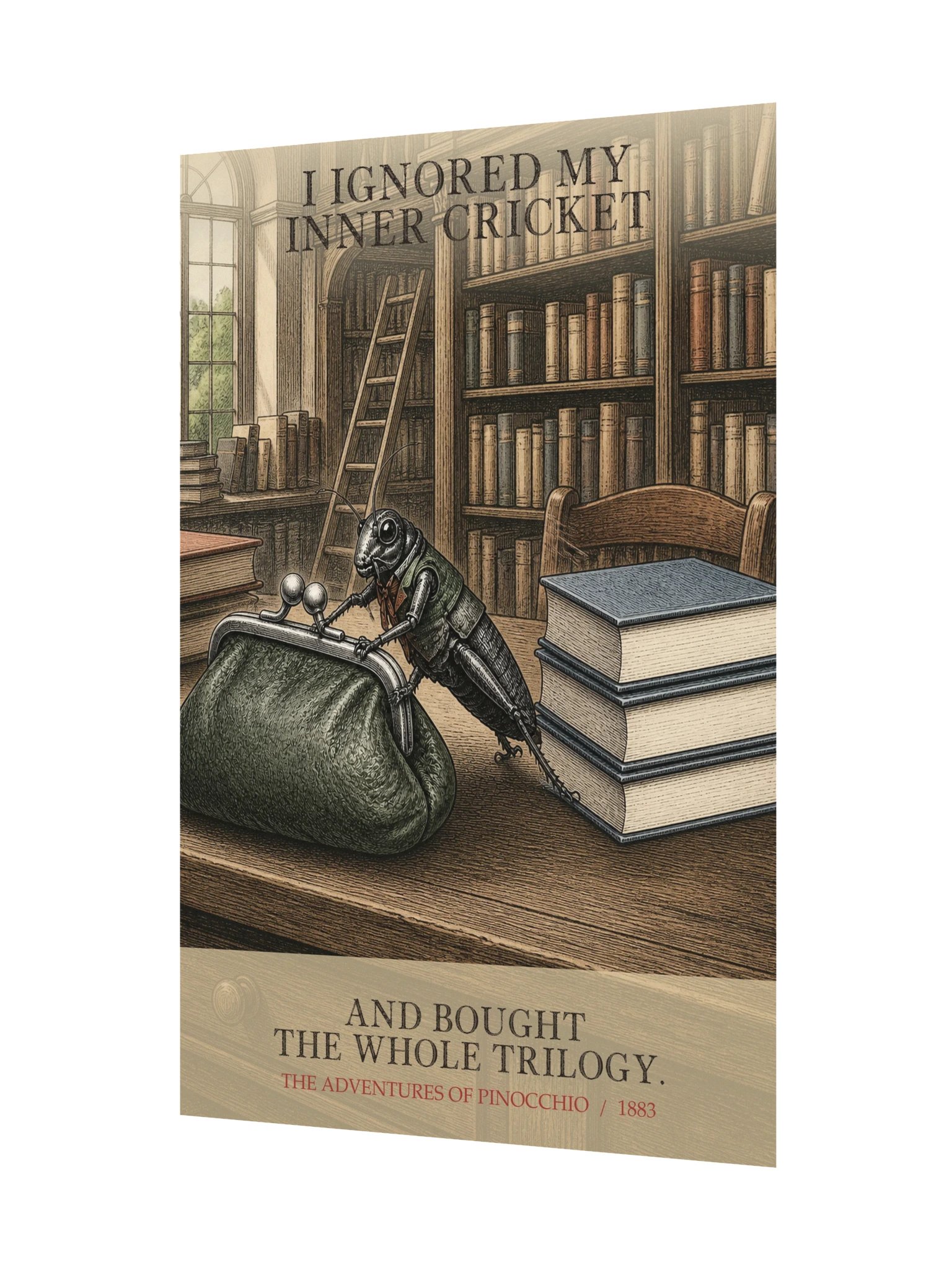 Ignored Inner Cricket Bought Whole Trilogy -- The Adventures of Pinocchio Art Print product image (11)