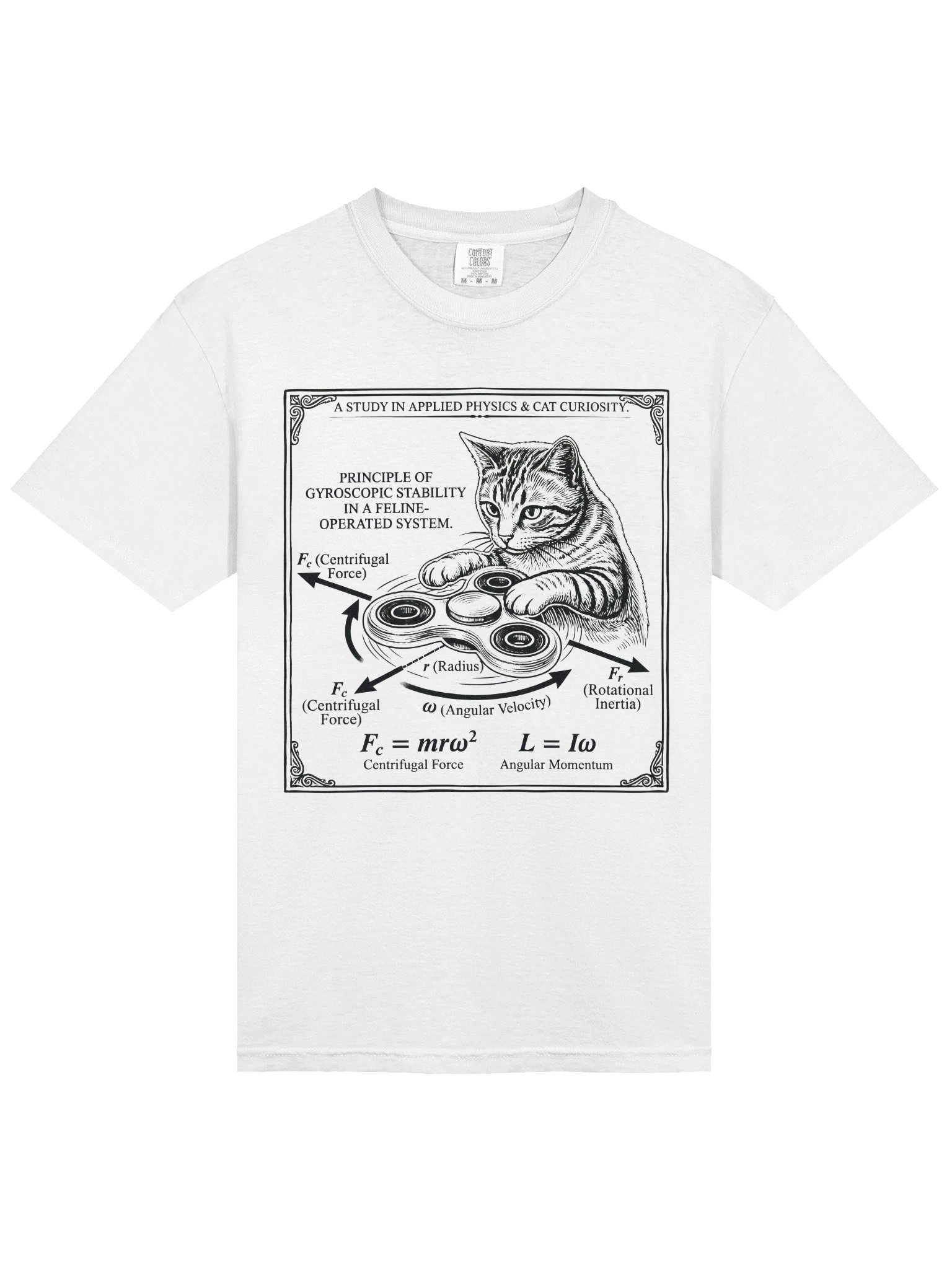 "Applied Cat Physics" Technical T-Shirt product image (1)
