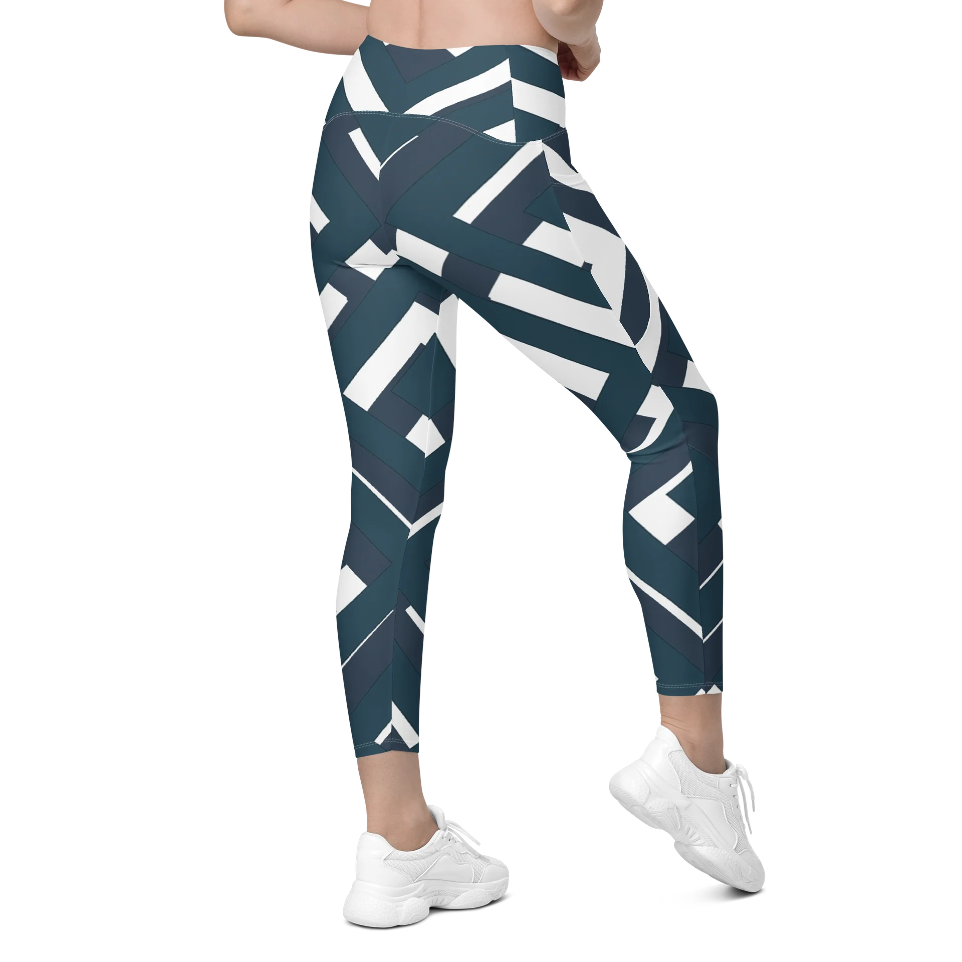 'PHILIUS' Symmetric Diamond All-Over Leggings product image (9)