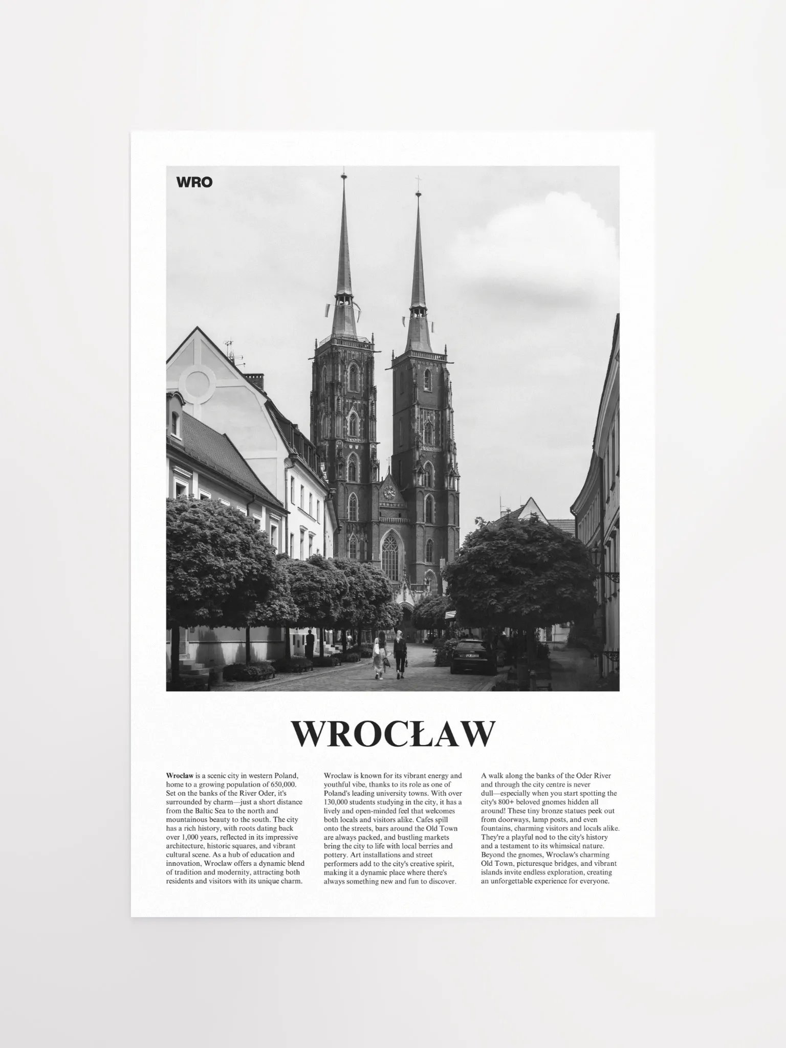 Wroclaw 03 Newspaper Poster product image (5)