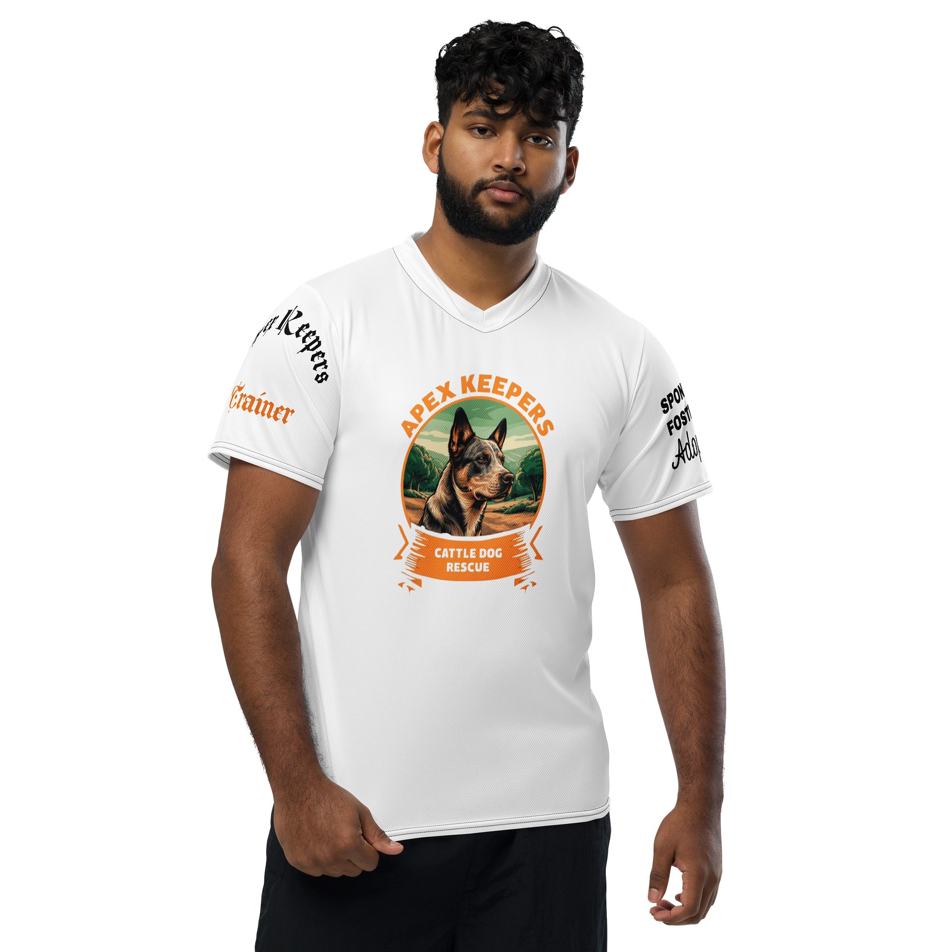 Apex Keepers CattleDog V-Neck | Australian Cattle Dog Rescue Shirt | Herding Breed Trainer Tee product image (1)