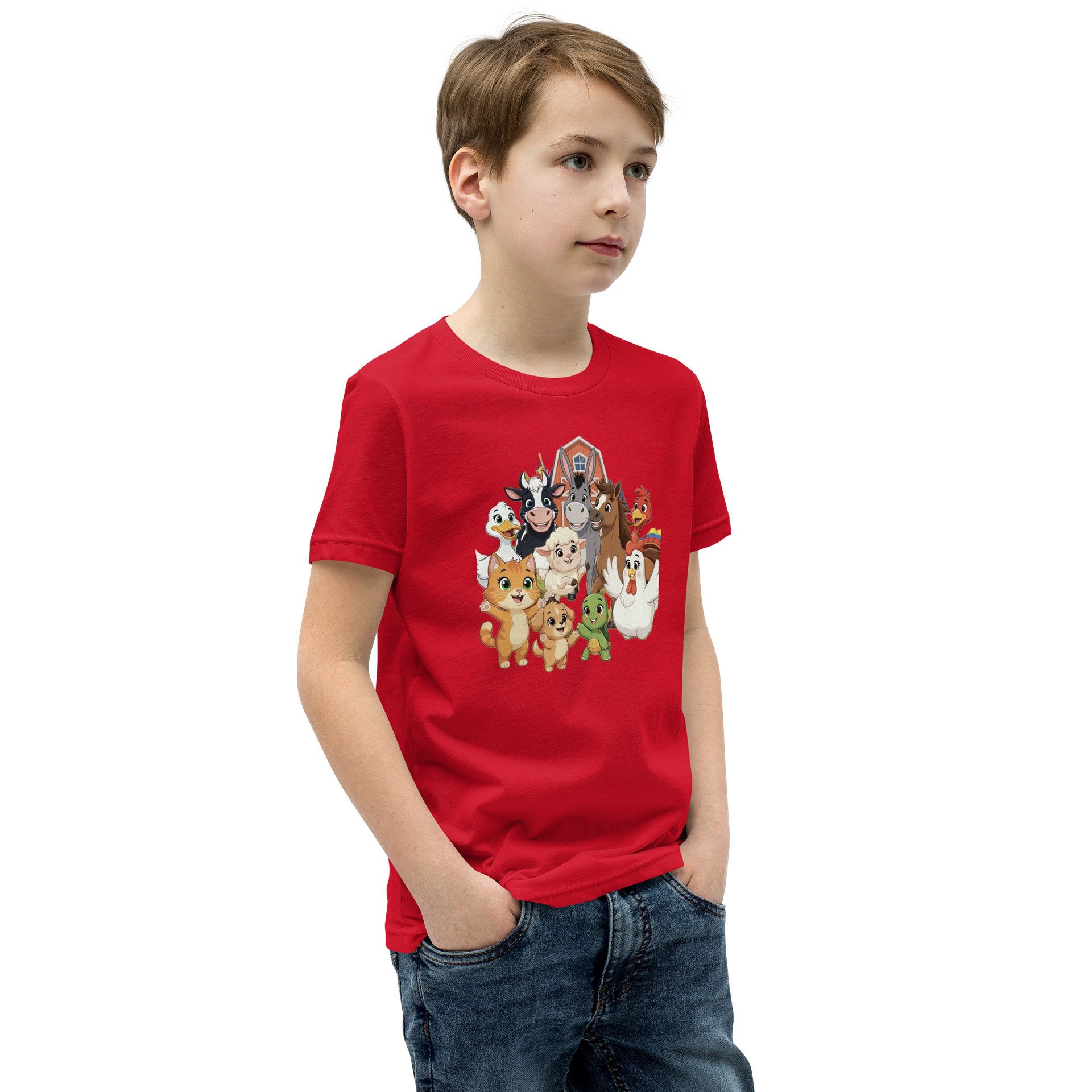 Farm Friends Cartoon Youth Tee product image (2)