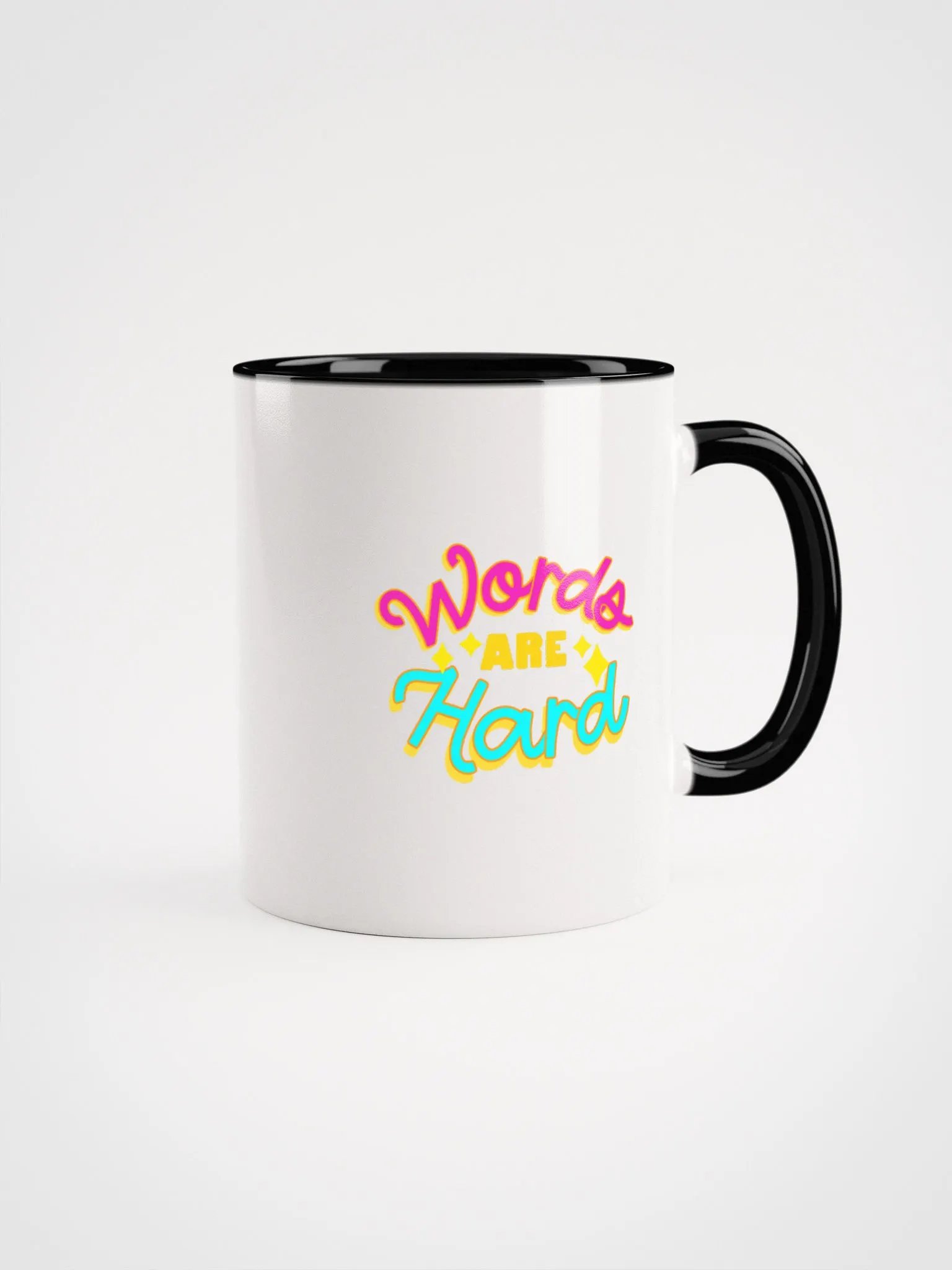 Words Are Hard Ceramic Mug product image (4)