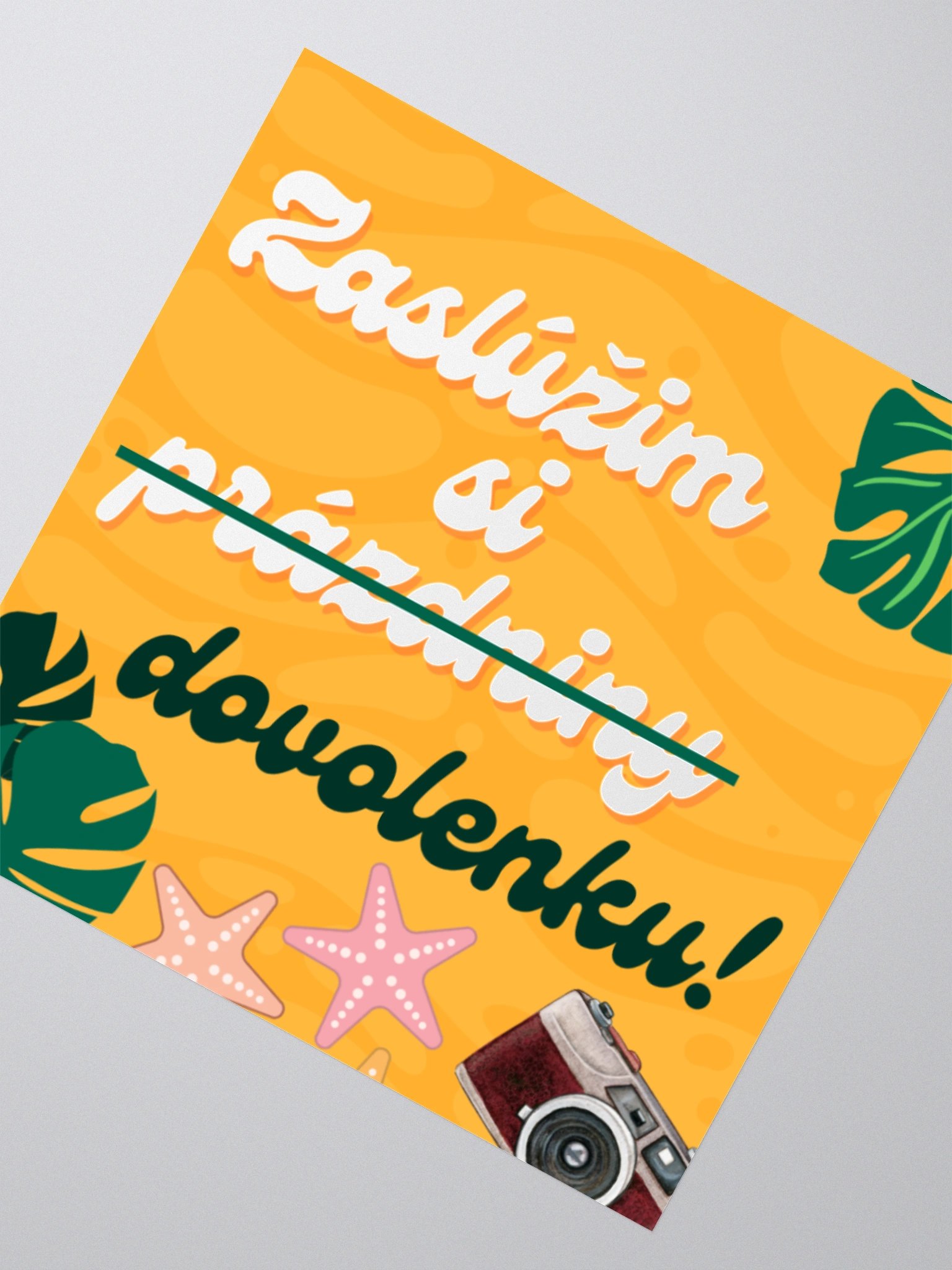 "Zaslúžim si dovolenku!" nálepka product image (2)