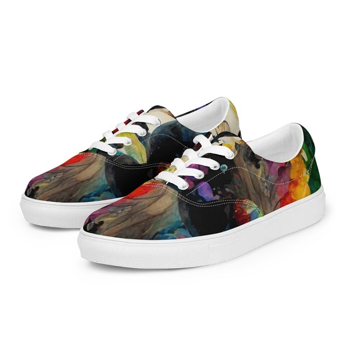 Fungi Fantasy, Women's Lace-Up canvas Shoes product image (2)