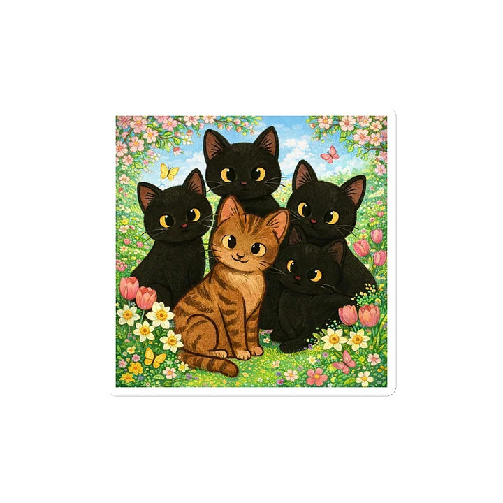Cat brigade Spring Magnet Set product image (2)