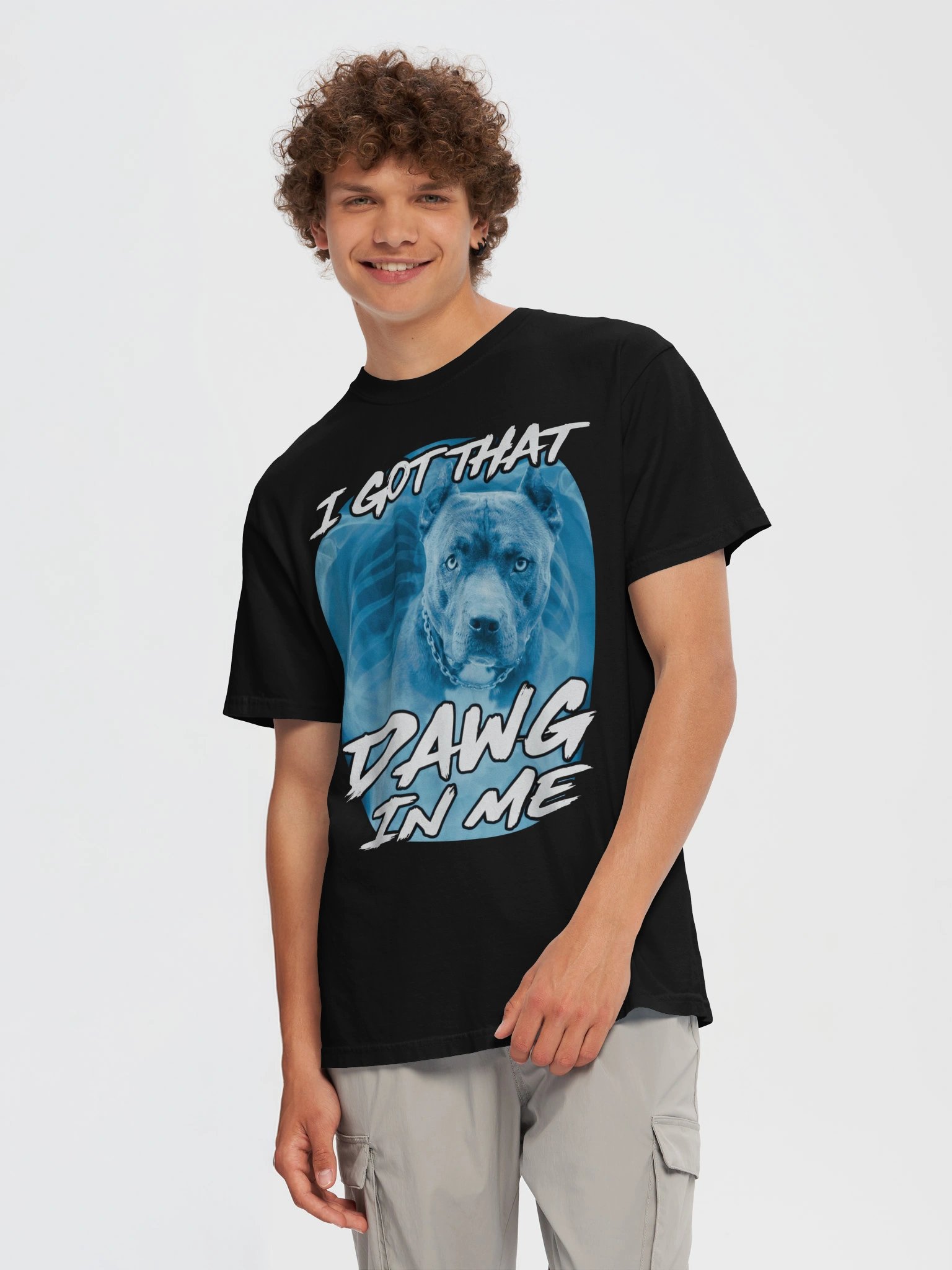 I Got That Dawg in Me Xray Pitbull Ironic Meme Viral Quote Tshirt product image (79)