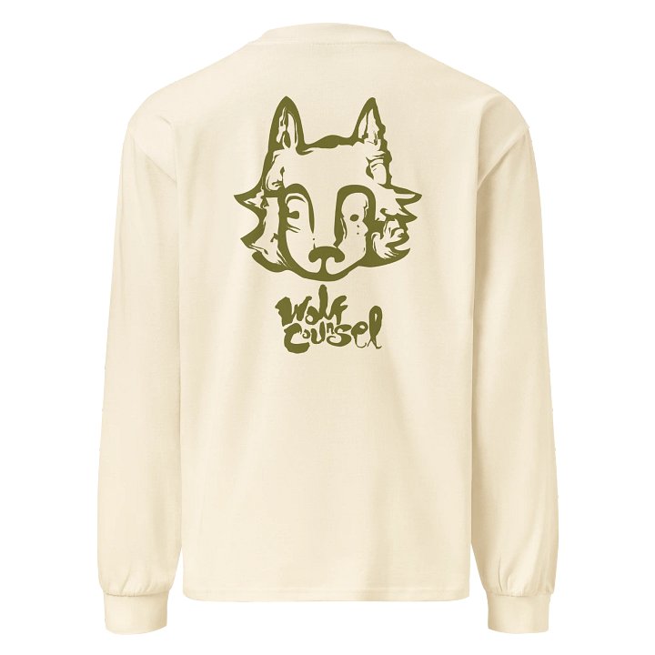 Wolf Counsel AS Colour Premium Heavyweight Long Sleeve Shirt (Back Patch) product image (2)