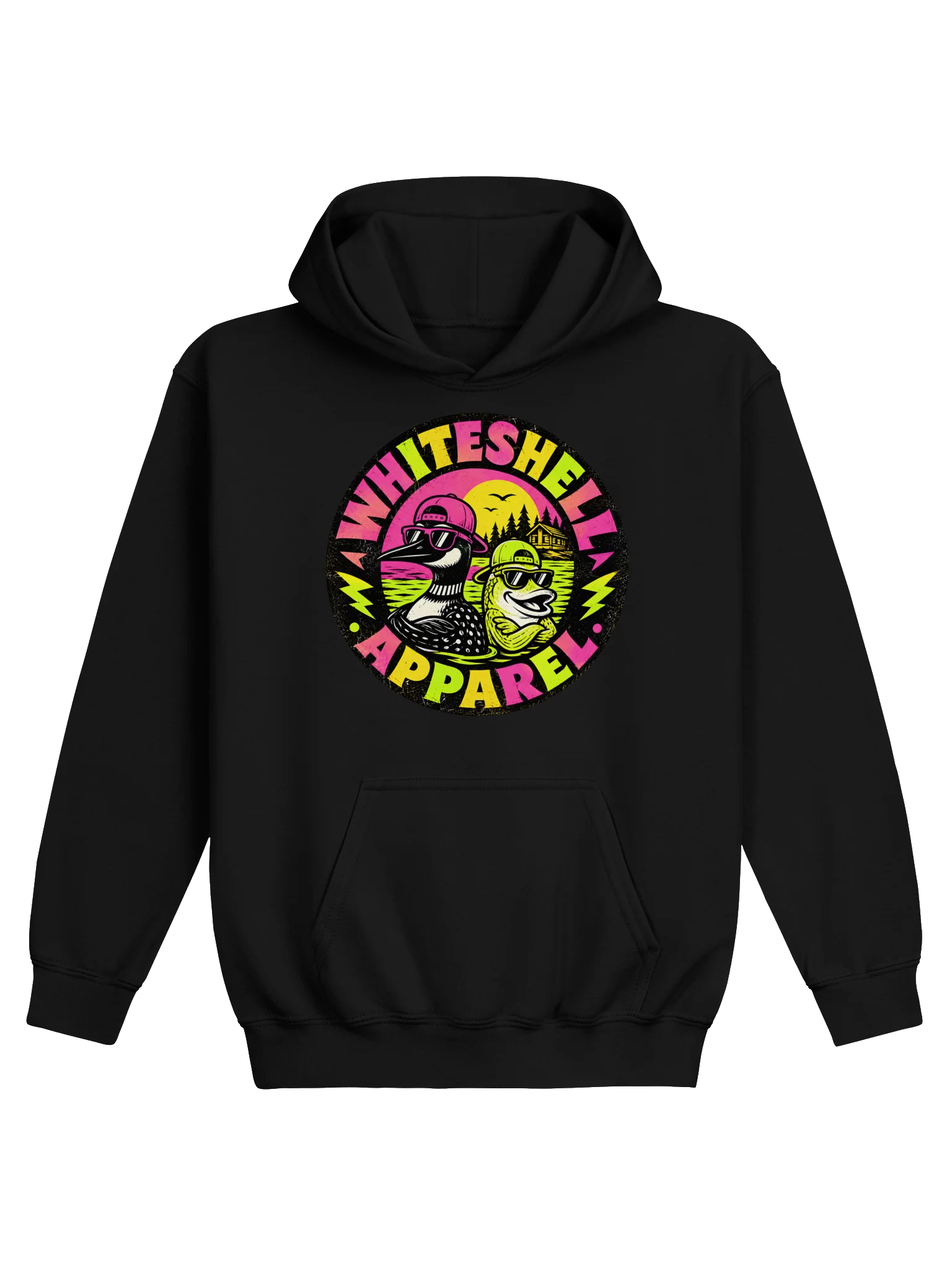 The Whiteshell Apparel Loon kids hoodie product image (1)