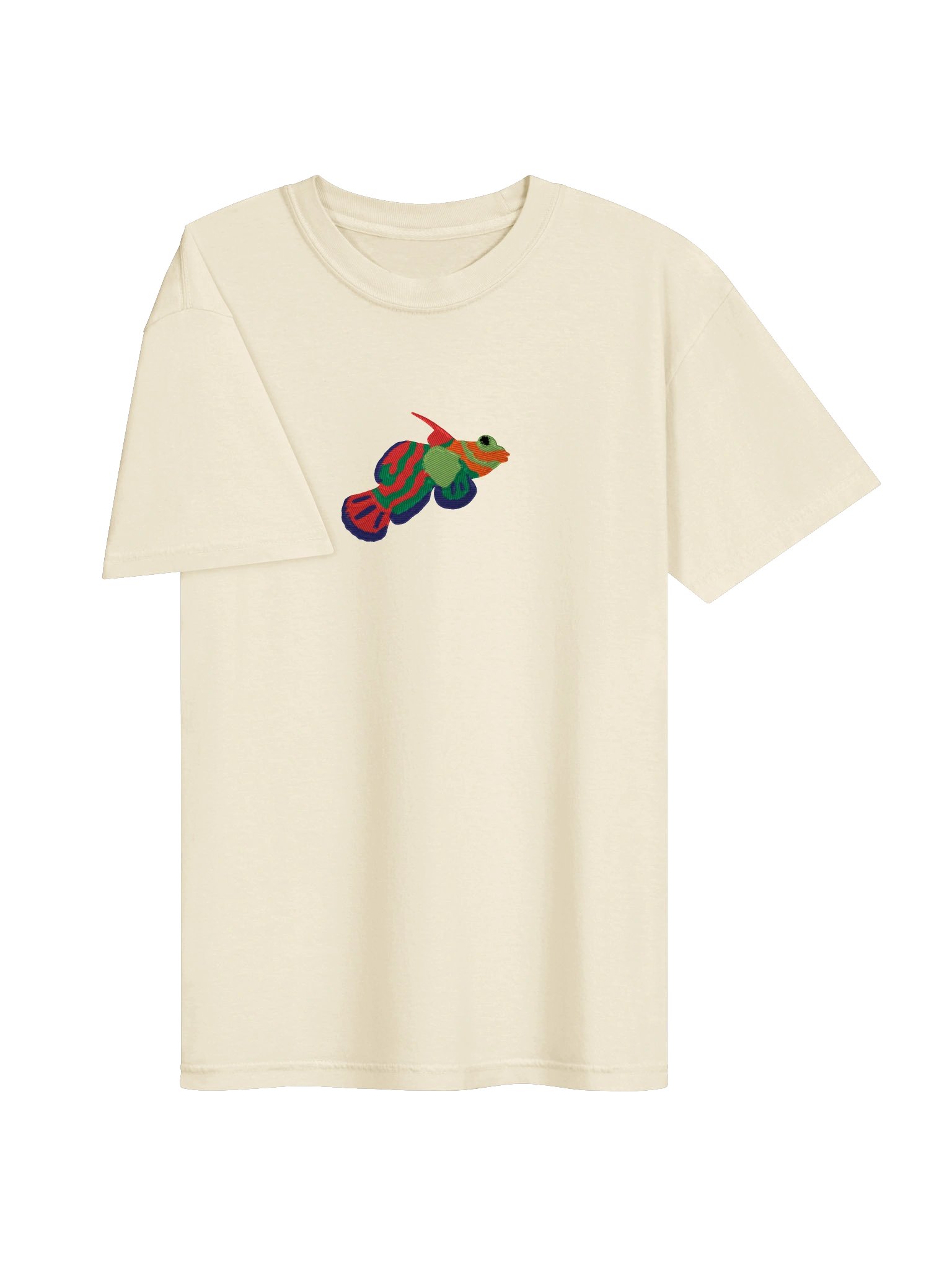 Mandarin Dragonet Embroidered Shirt | Reef Aquarium Fish Embroidery Tee | Saltwater Marine Fish Apparel product image (7)