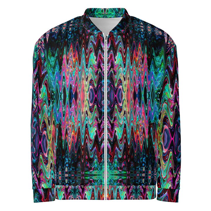 Radiant Resonance Fracture | All-Over Bomber Jacket product image (1)