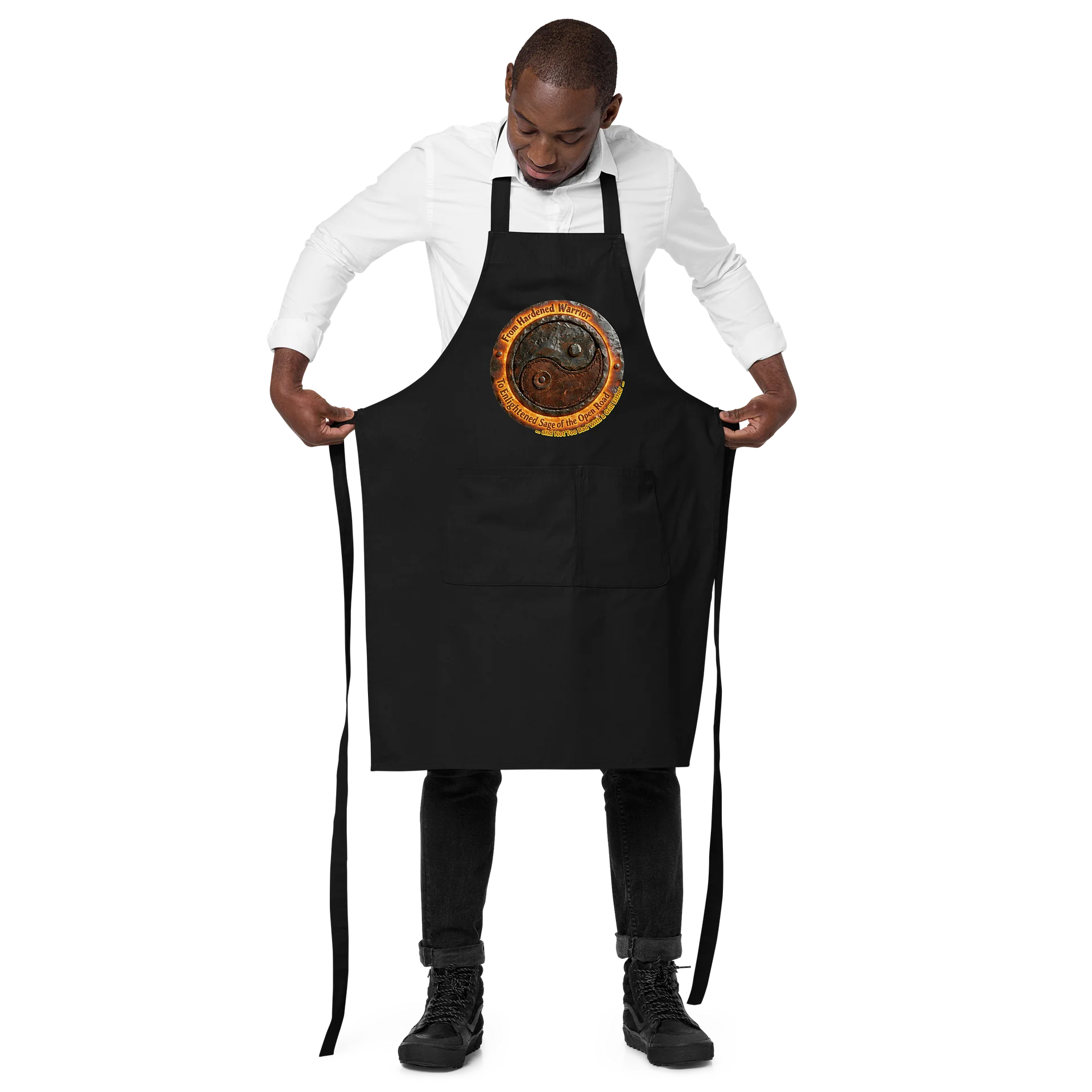 Warrior Sage Biker Apron — SOL'S by MötoGraffitti product image (2)