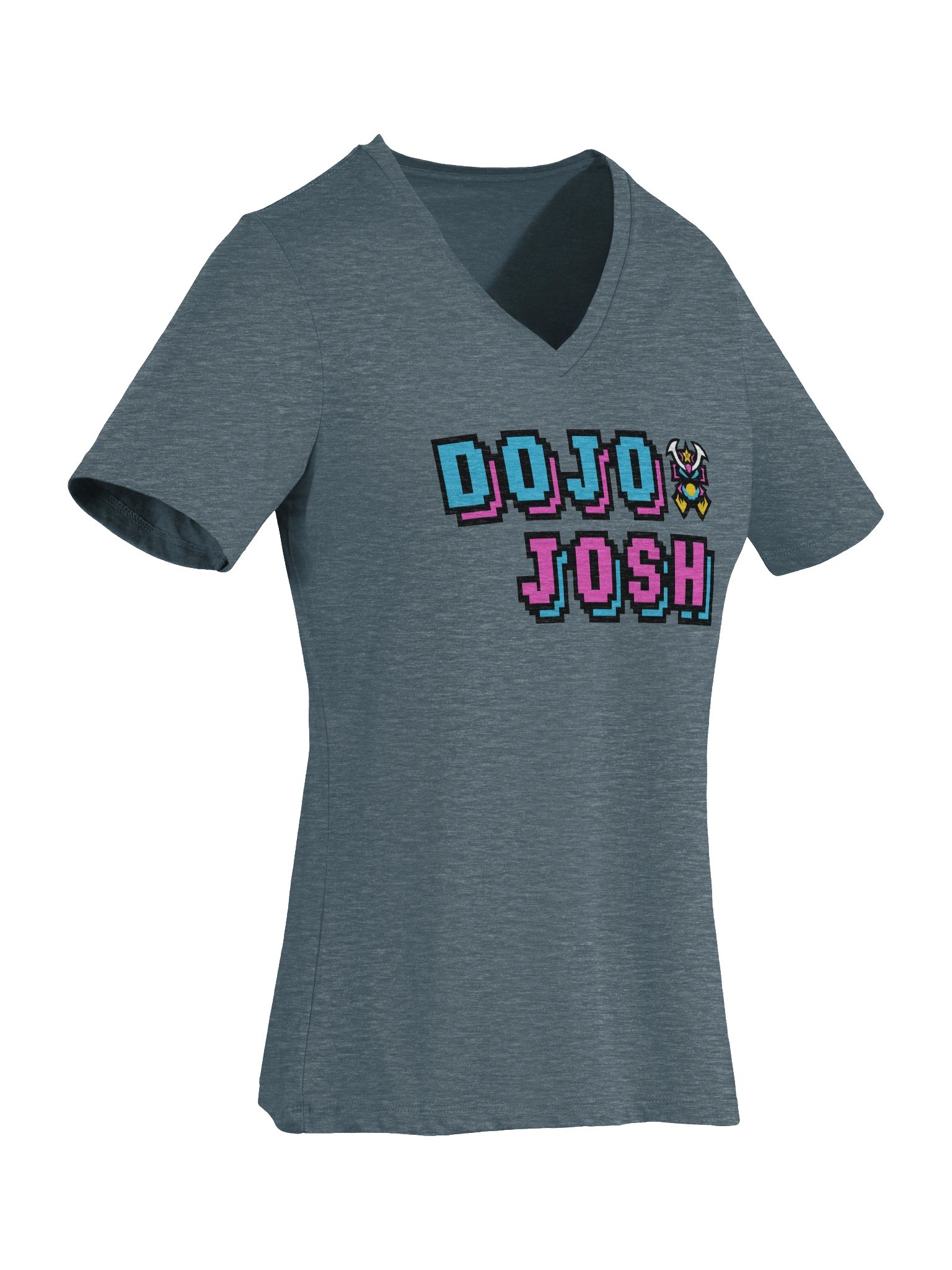 Women's Relaxed Fit Dojo V-Neck (Slate Heather) product image (7)